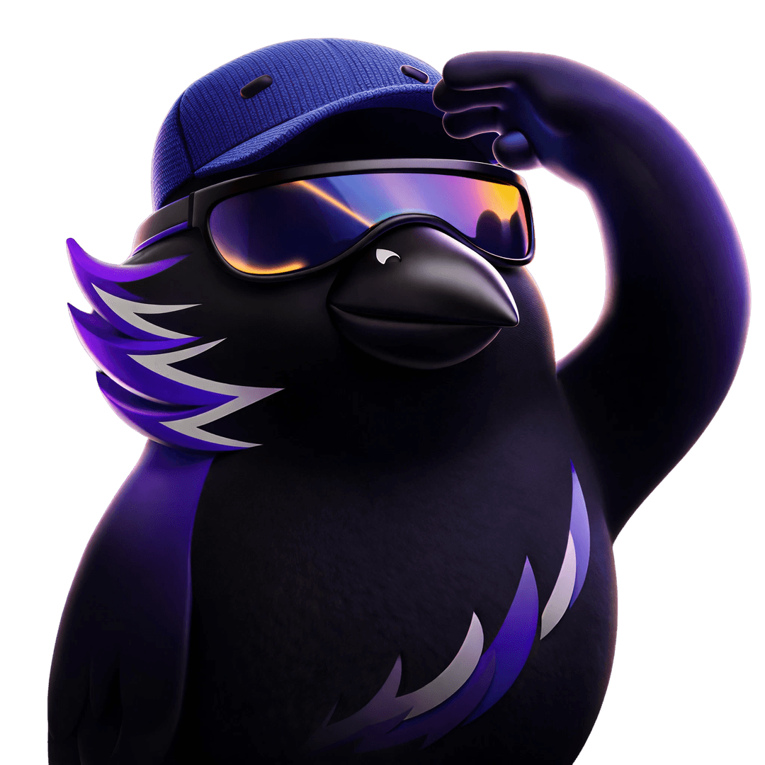 Raven mascot